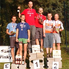 Rybákův slídil - Roman Spudil a Přemek Hošek z SP KOLO na 1.místě, Dušan Lebeda a Honza Kabát na 2.místě