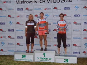 1. místo Simona Karochová, 3. místo Kristýna Kovářová - 1. etapa, W21A