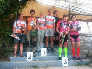 Rybákův slídil 2015 - 1. místo v mixech i absolutně Martin Sajal a Lenka Kotačková, 2. místo v mixech Štěpán Merenus a Dáša Tučková